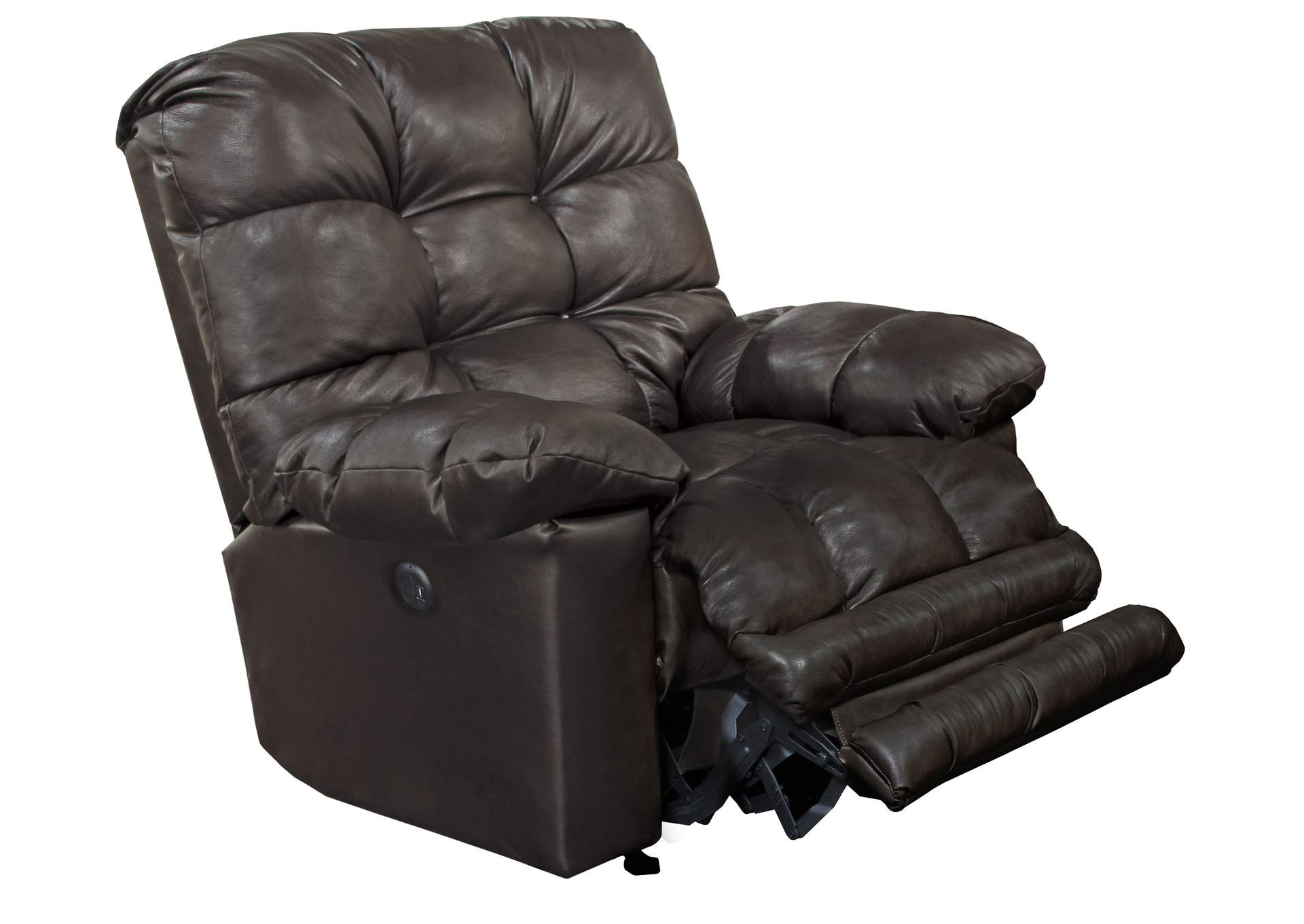 Piazza Chocolate Lay Flat Power Recliner,Jackson Catnapper