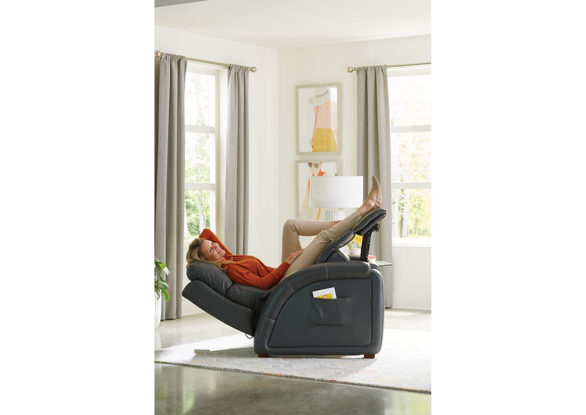 Reliever Power Headrest Power Layflat Recliner with Cr3 Massage, Zero Gravity,Jackson Catnapper