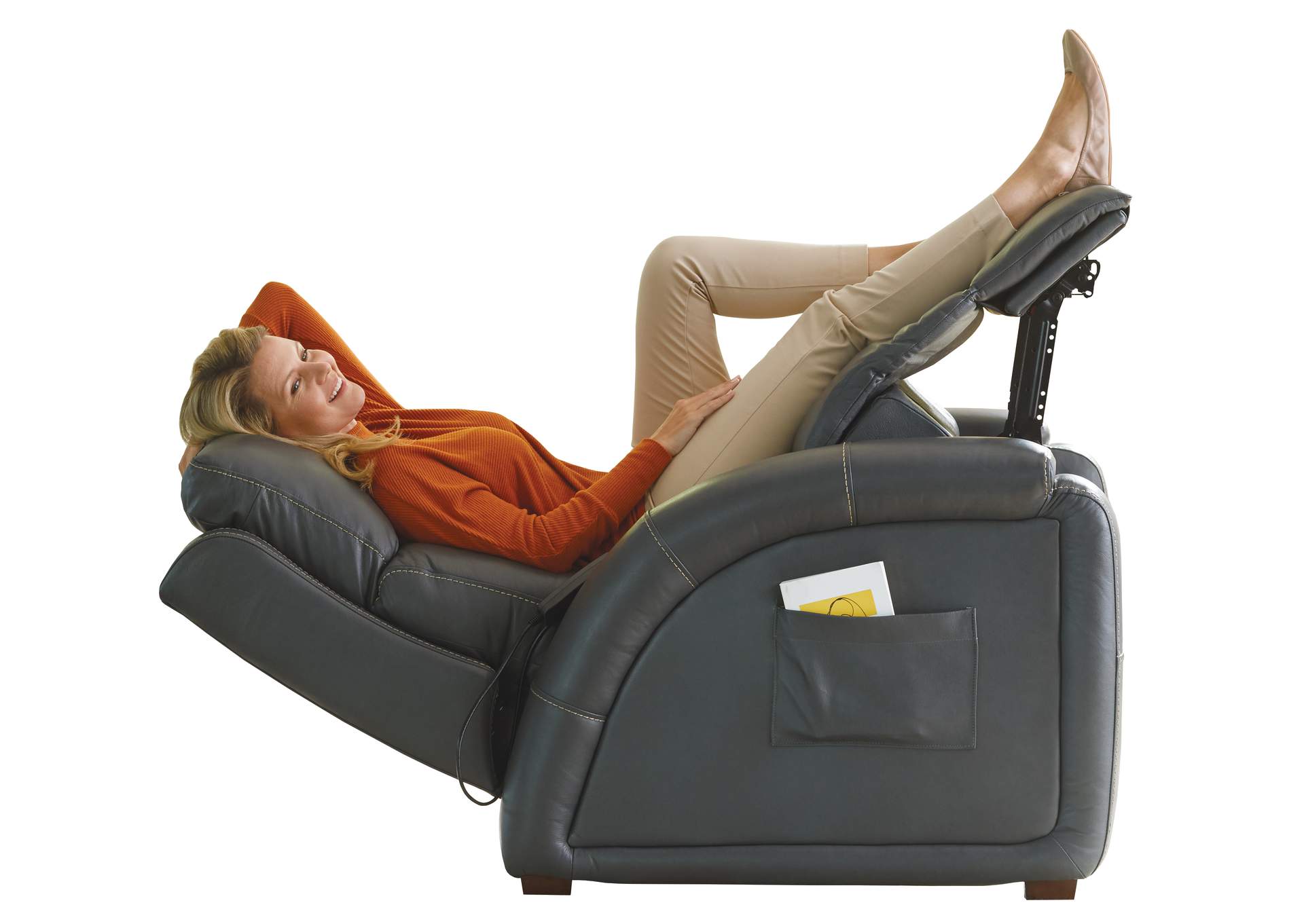 Reliever Power Headrest Power Layflat Recliner with Cr3 Massage, Zero Gravity,Jackson Catnapper