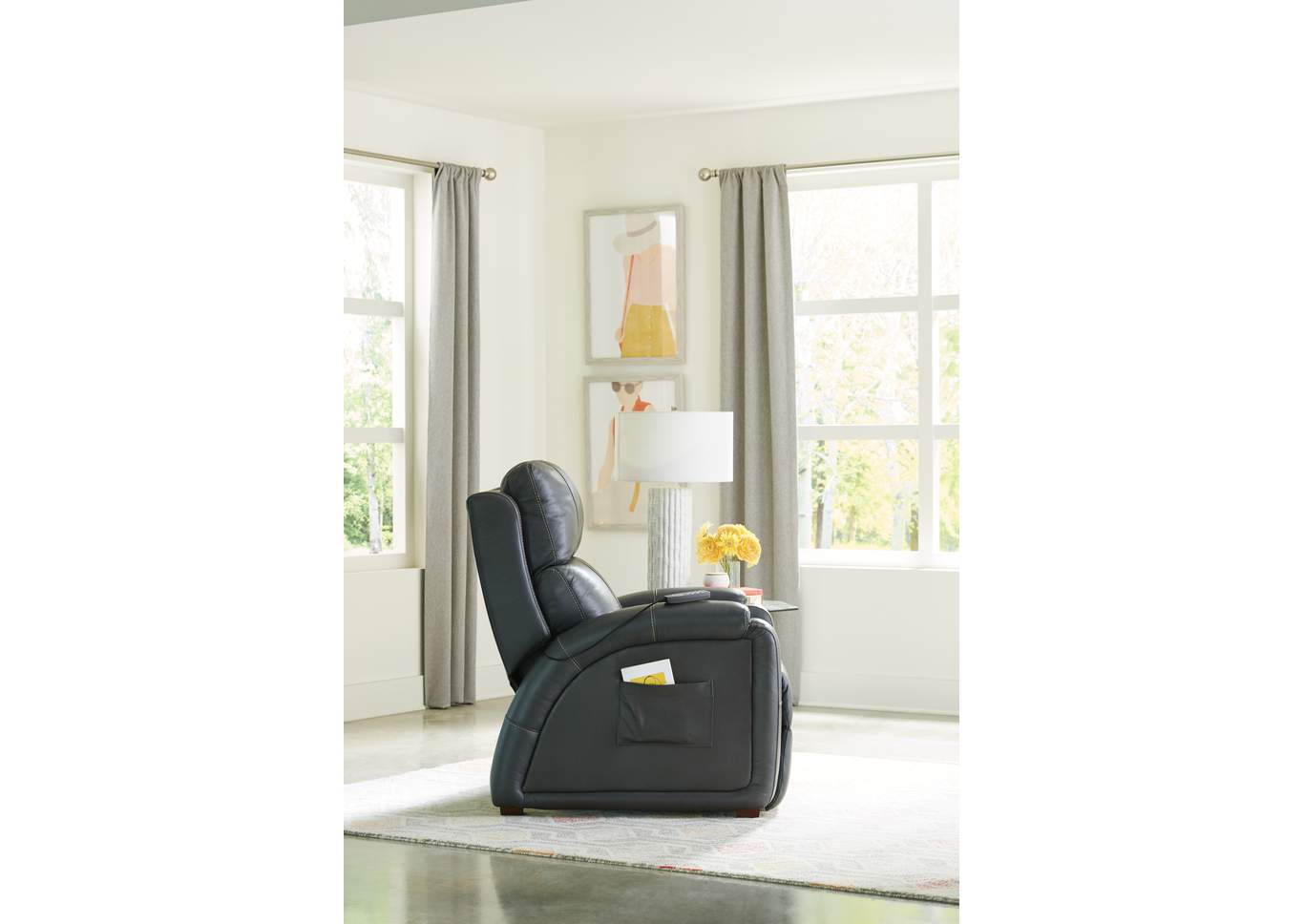 Reliever Power Headrest Power Layflat Recliner with Cr3 Massage, Zero Gravity,Jackson Catnapper