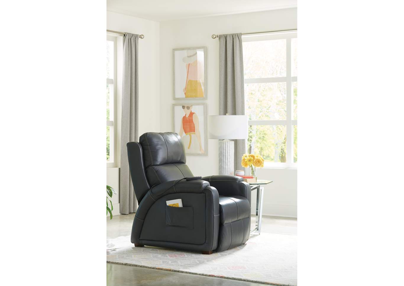 Reliever Power Headrest Power Layflat Recliner with Cr3 Massage, Zero Gravity,Jackson Catnapper