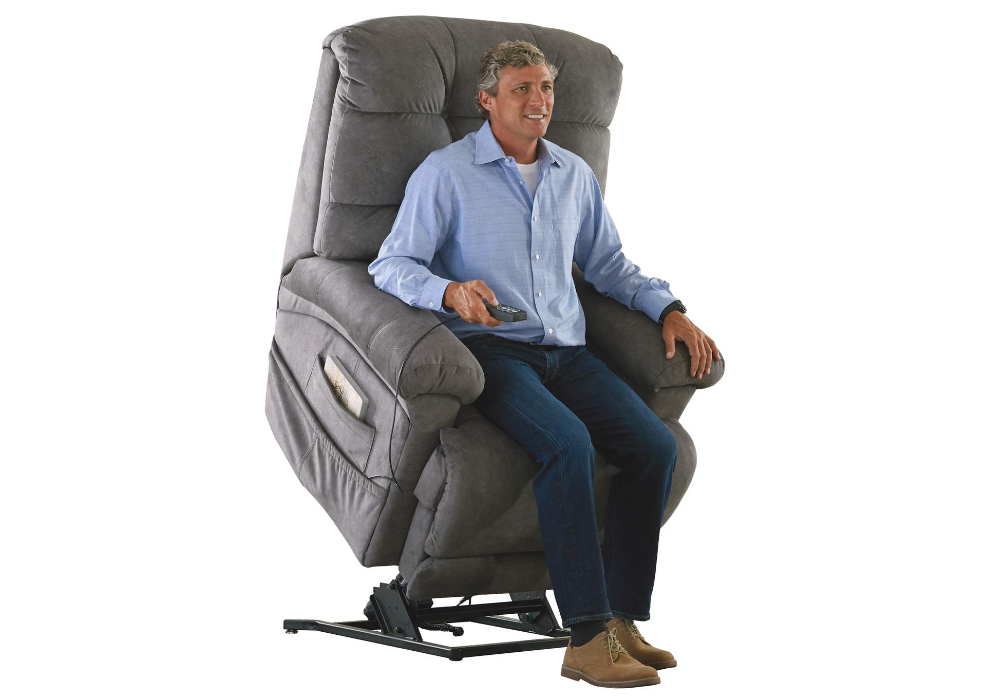 Longevity Power Lift Recliner with Dual Motor, Zero Gravity Trendelenburg, Xtra Comfort Extended Ottoman,Jackson Catnapper