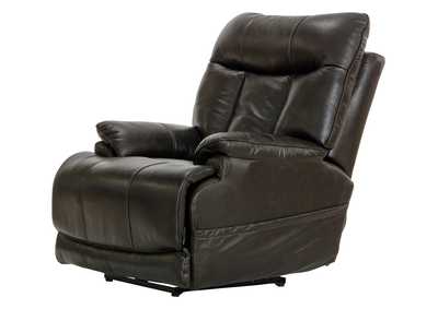 Naples Power Headrest Power Lay Flat Recliner with Extended Ottoman