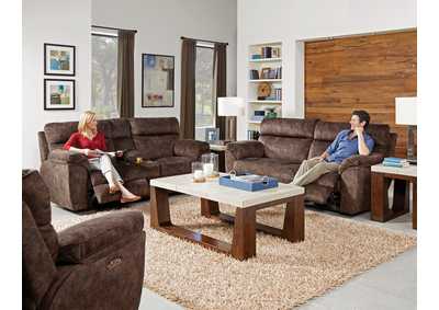 Image for Sedona Mocha Lay Flat Reclining Sofa and Loveseat