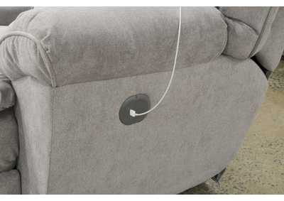 Sadler Power Lay Flat Reclining Sofa with Ddt