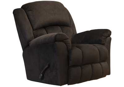 Image for Clairmont Chocolate Rocker Recliner w/Deluxe Heat &amp; Massage
