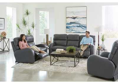 Angelo Power Headrest Power Layflat Reclining Loveseat