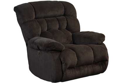 Image for Chocolate Chaise Rocker Recliner