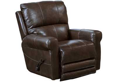 Image for Hoffner Chocolate Lay Flat Power Recliner