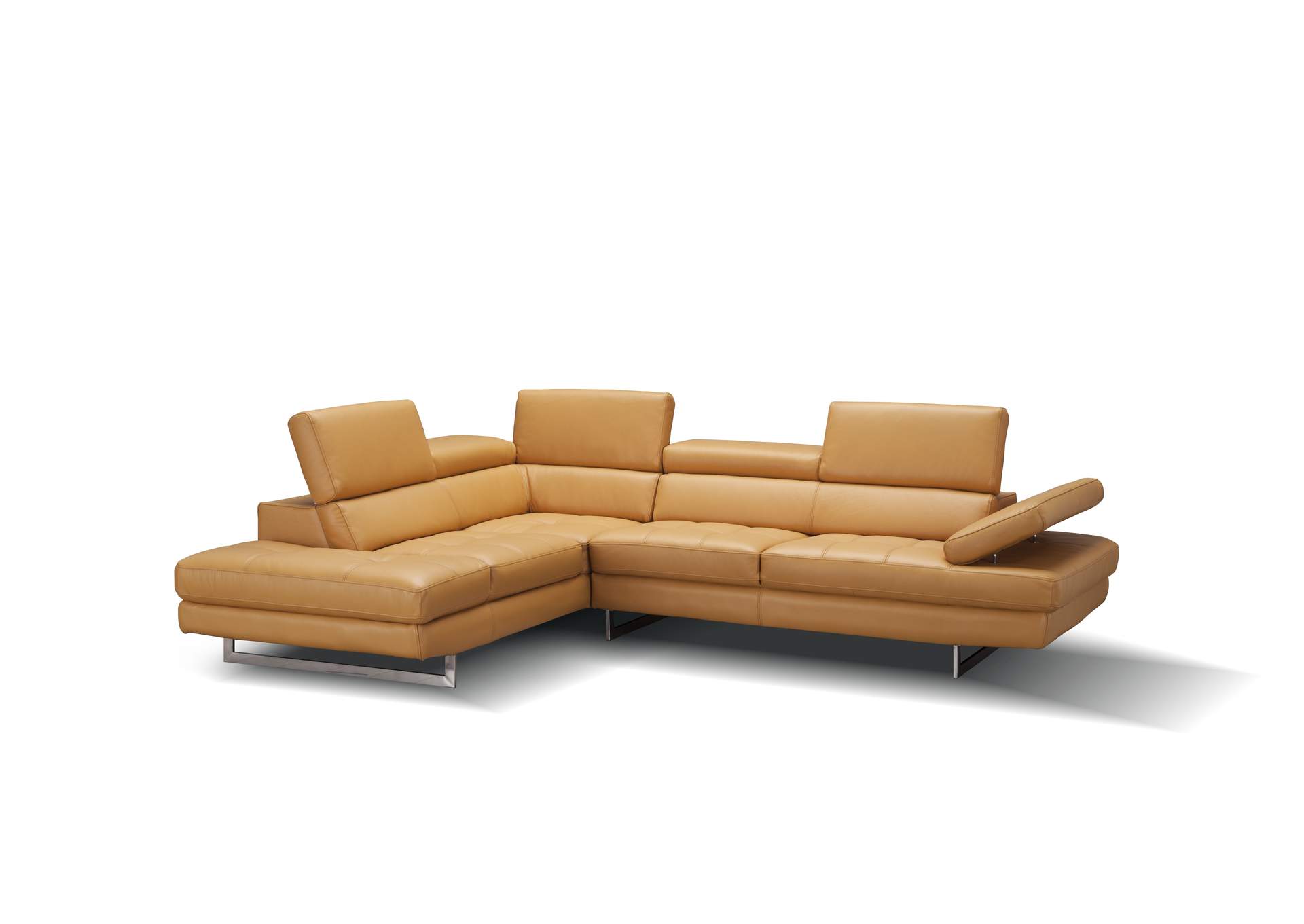 A761 Italian Leather Sectional Freesia In Left Hand Facing,J&M Furniture