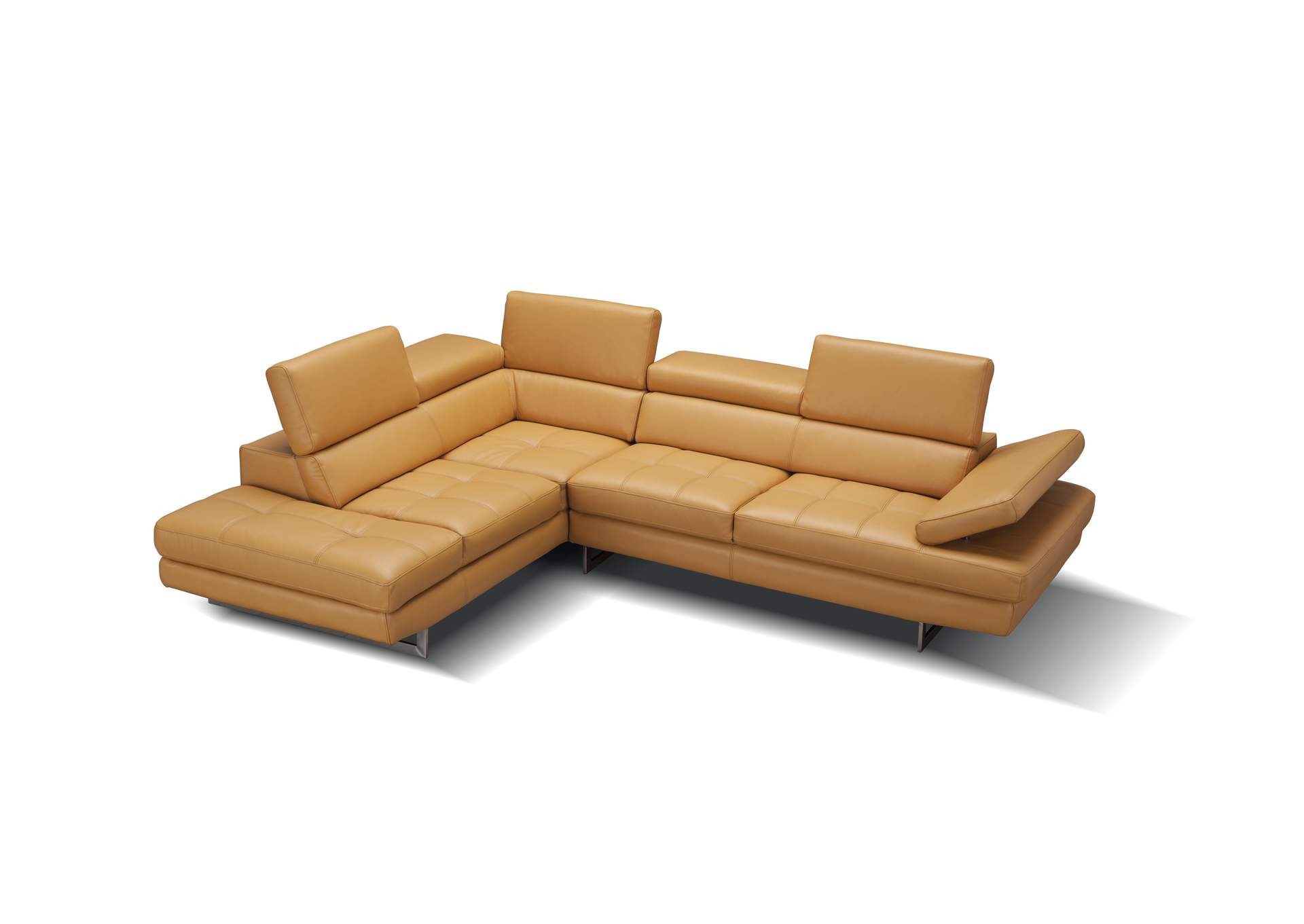 A761 Italian Leather Sectional Freesia In Left Hand Facing,J&M Furniture