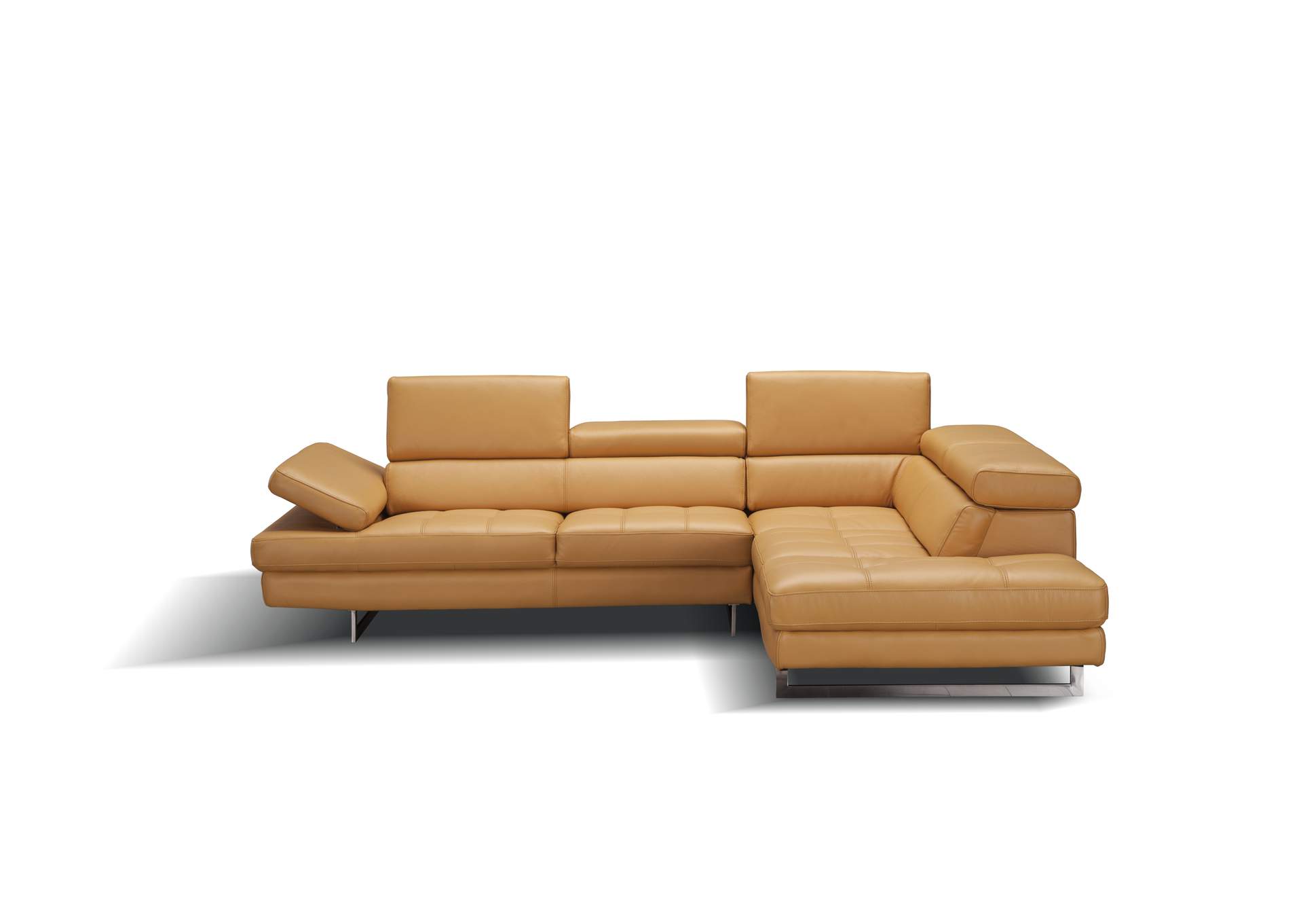 A761 Italian Leather Sectional Freesia In Right Hand Facing,J&M Furniture