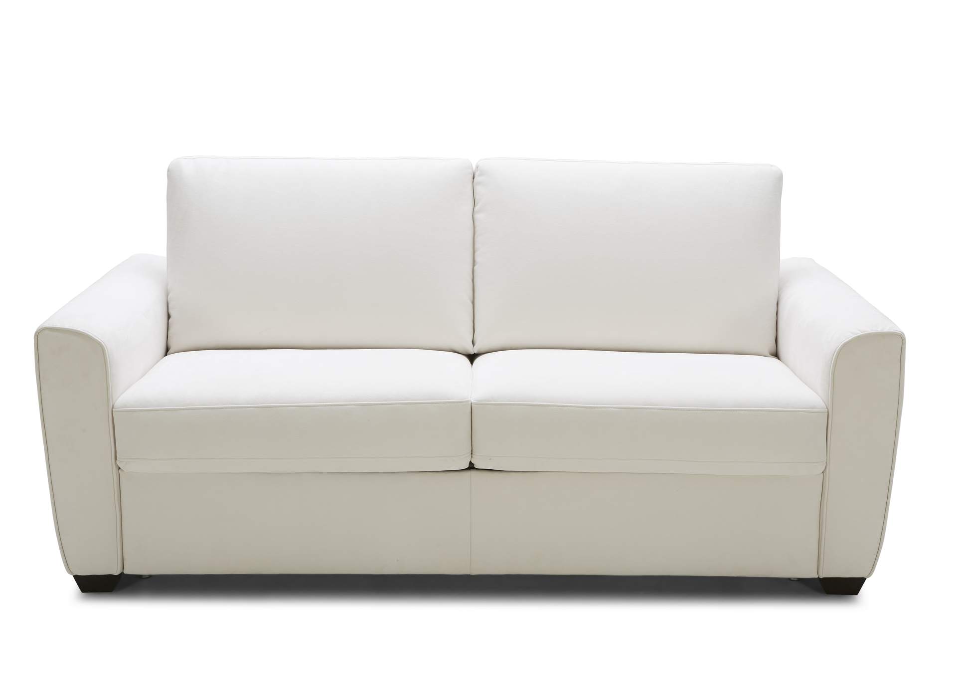 Alpine Sofa Bed In White Fabric,J&M Furniture