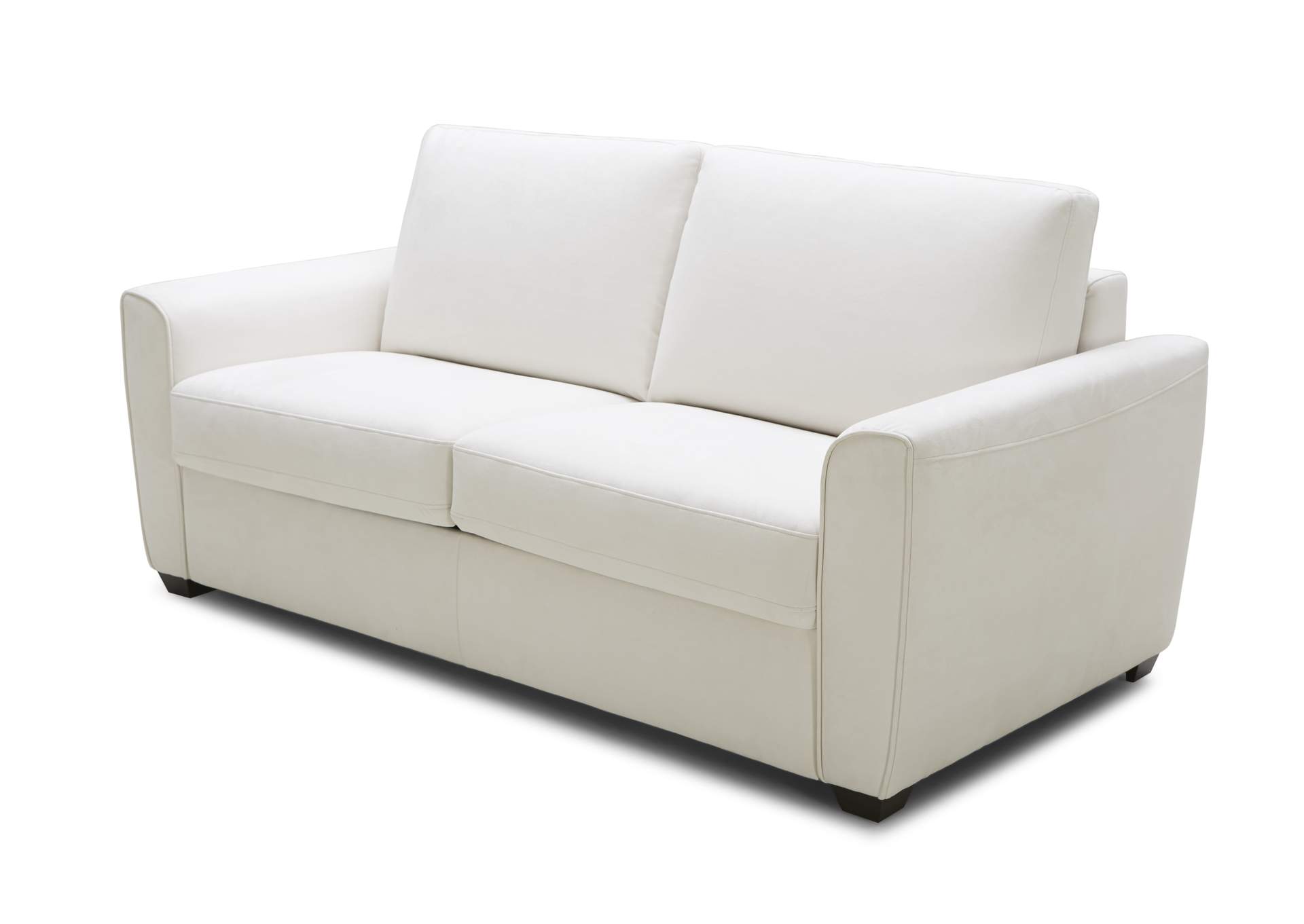 Alpine Sofa Bed In White Fabric,J&M Furniture