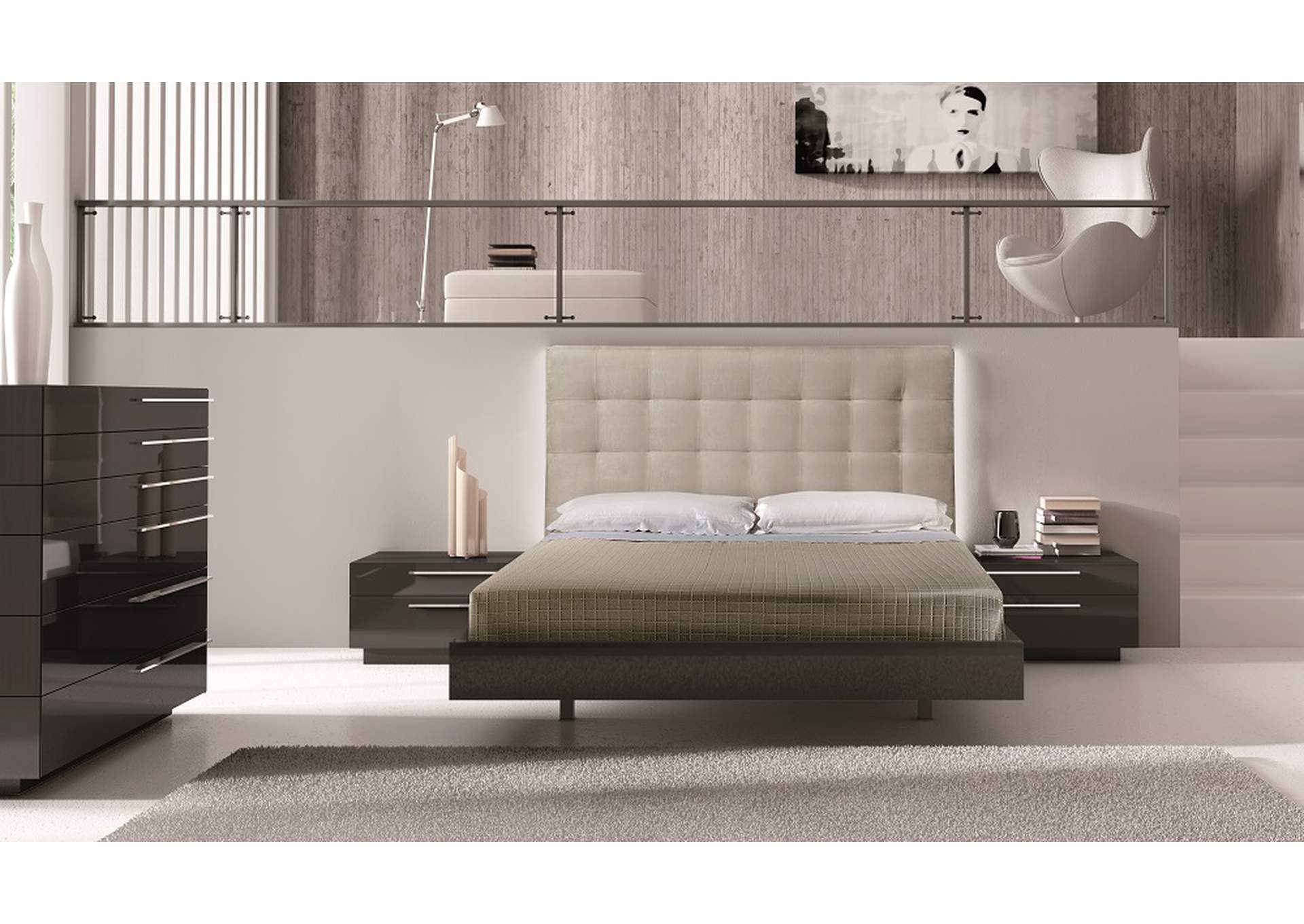 Beja Queen Size Bed,J&M Furniture