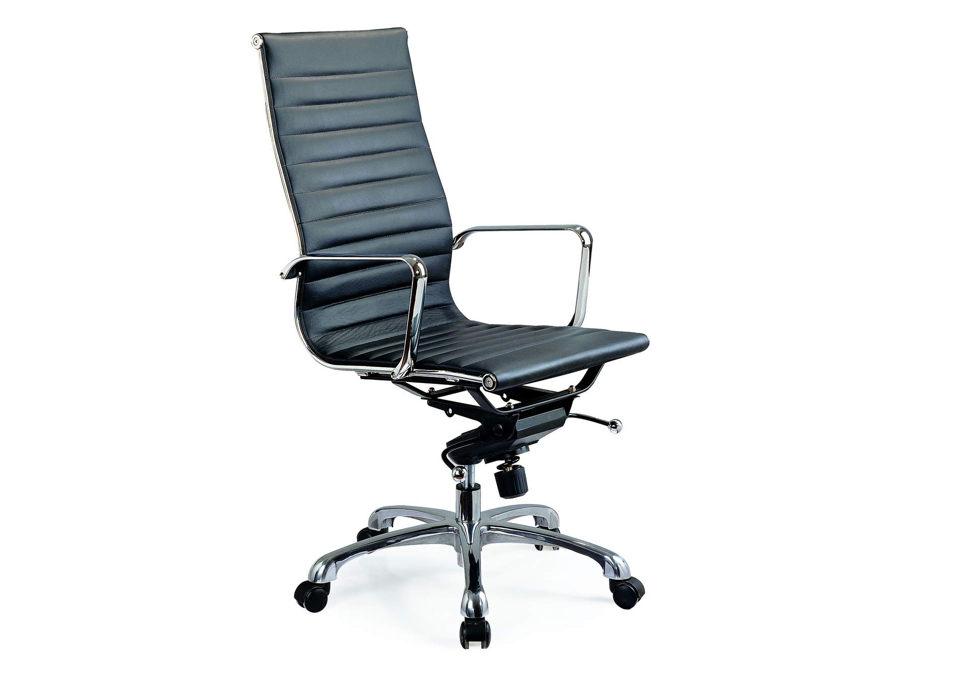 Comfy High Back Black Office Chair,J&M Furniture