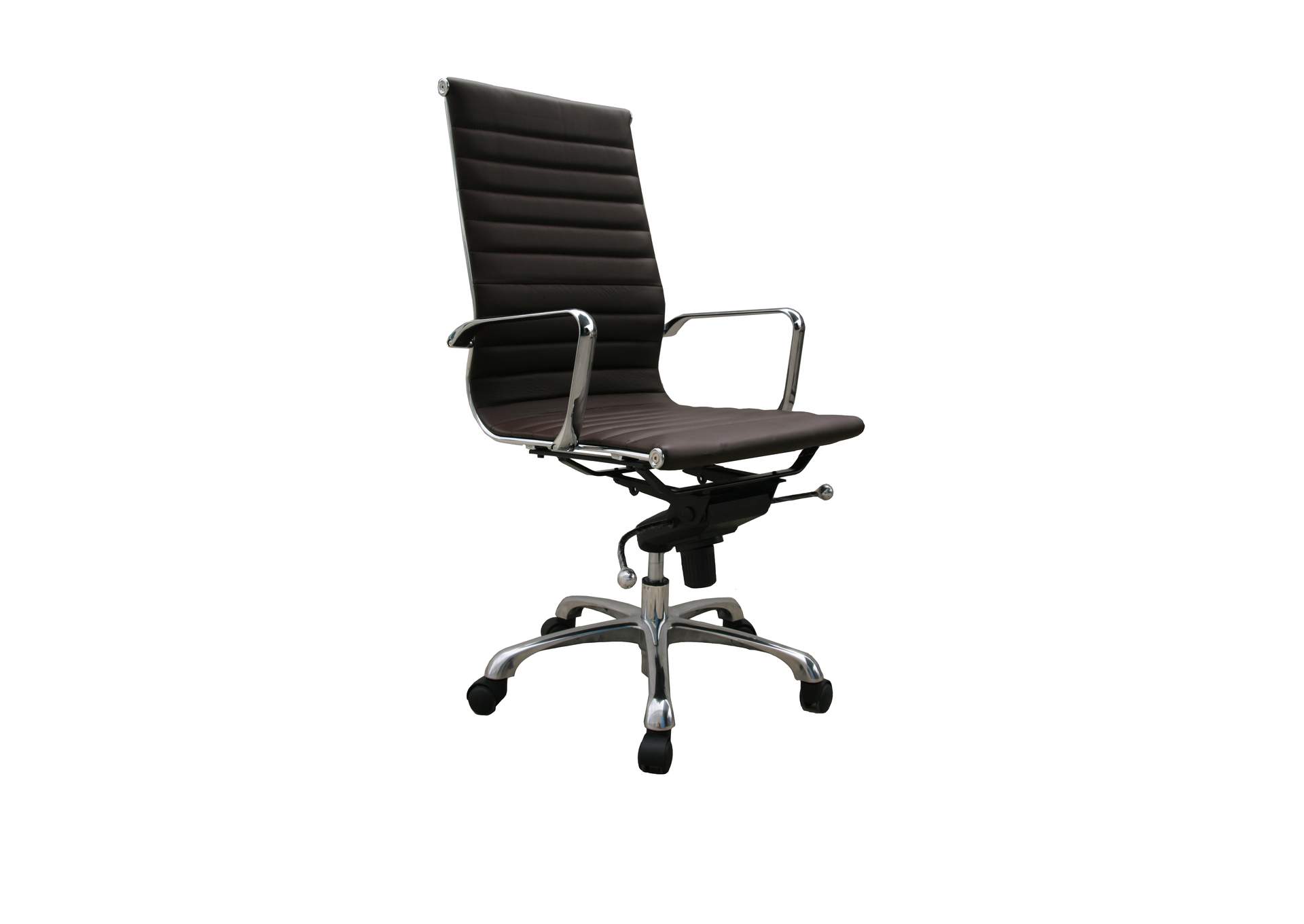 Comfy High Back Brown Office Chair,J&M Furniture