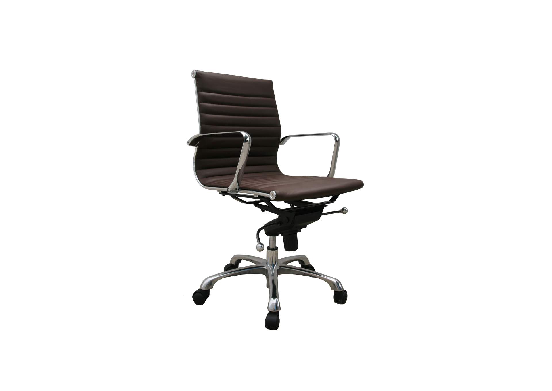 Comfy Low Back Brown Office Chair,J&M Furniture