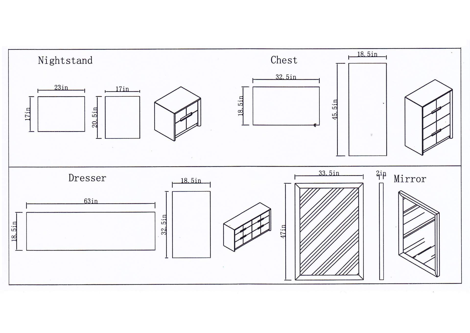 Copenhagen Chest,J&M Furniture