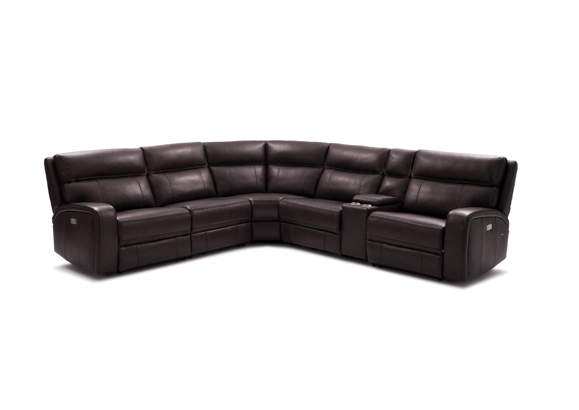 Cozy Motion Sectional In Chocolate,J&M Furniture