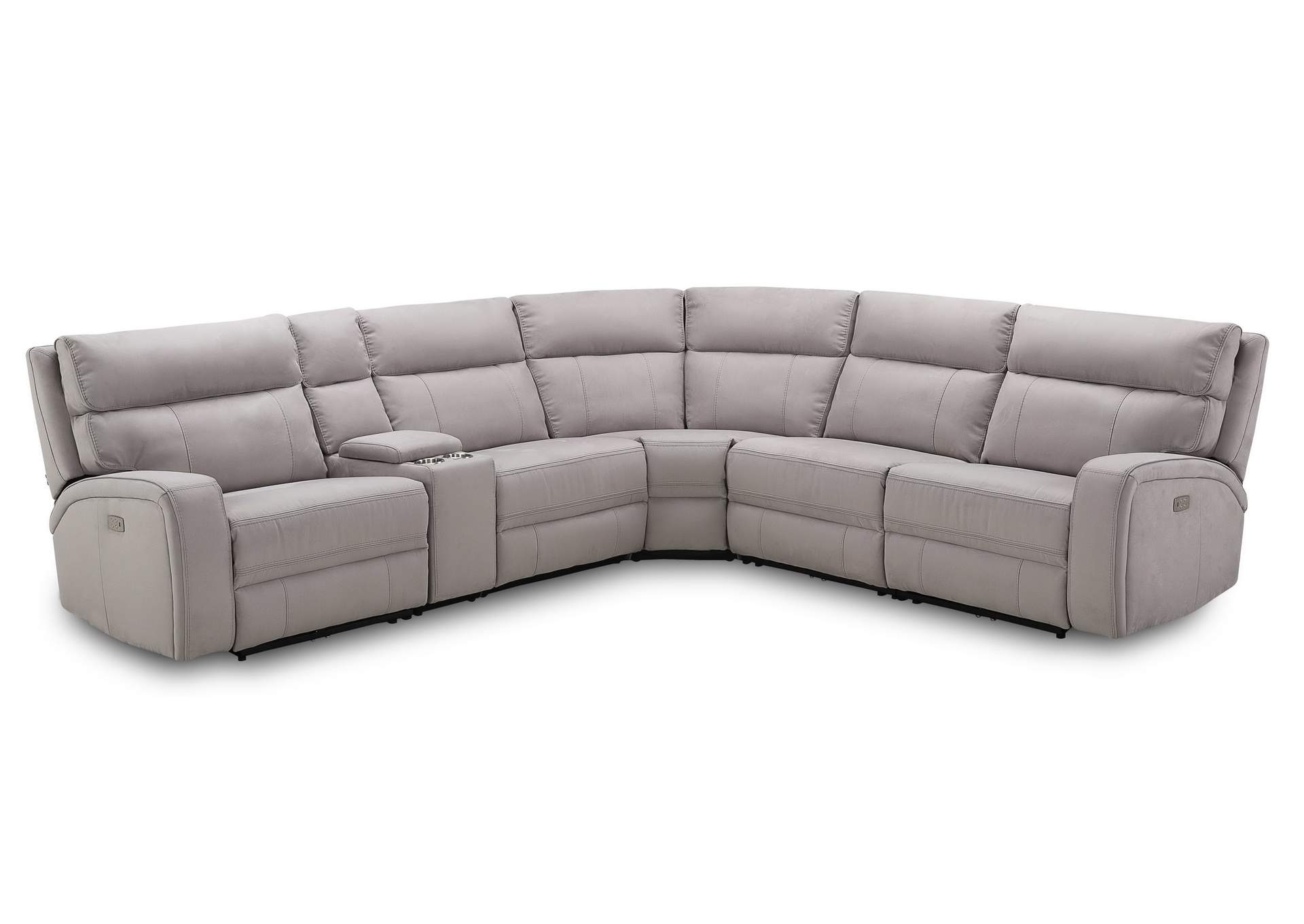 Cozy Motion Sectional In Moonshine,J&M Furniture