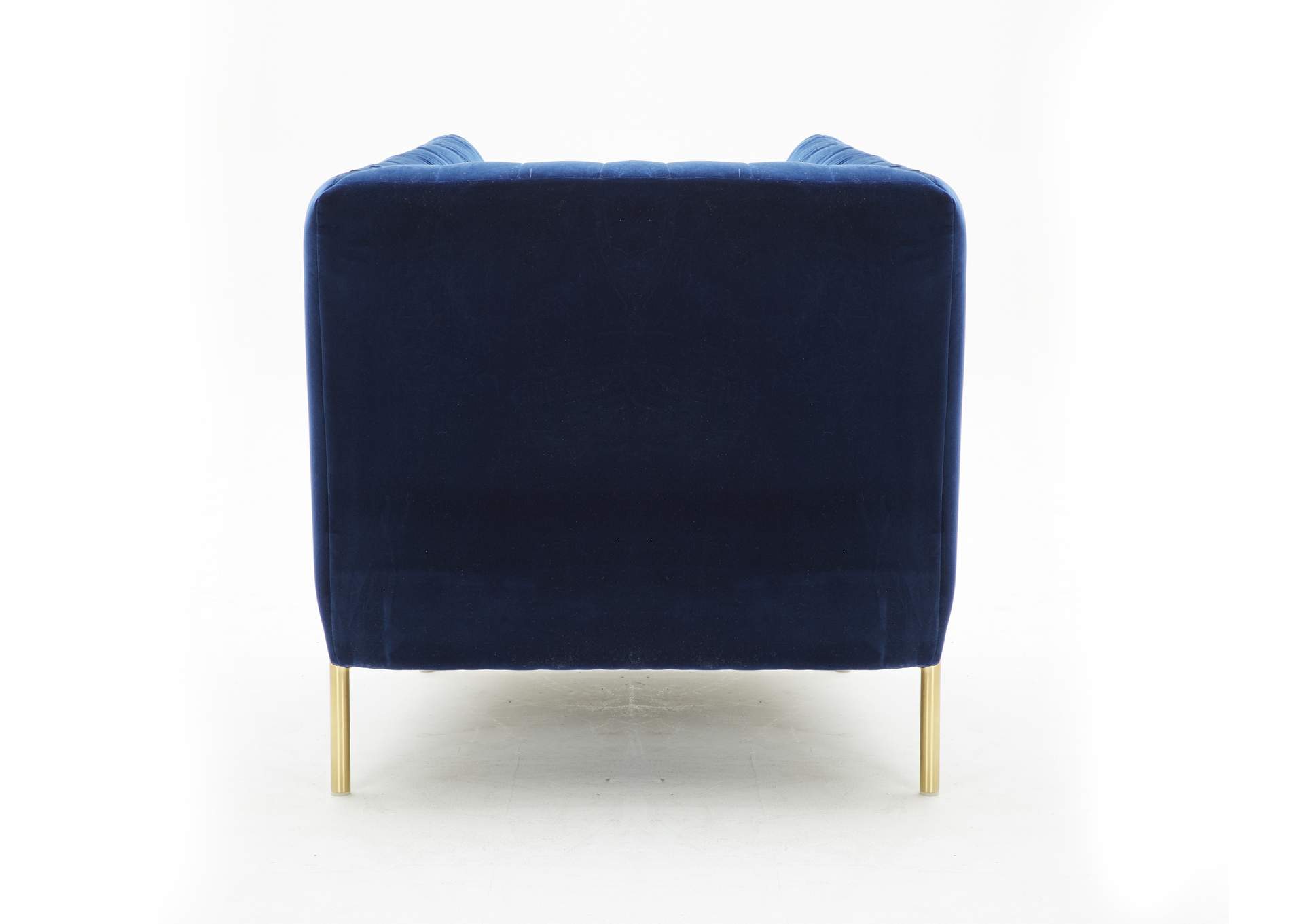 Deco Chair In Blue Fabric,J&M Furniture