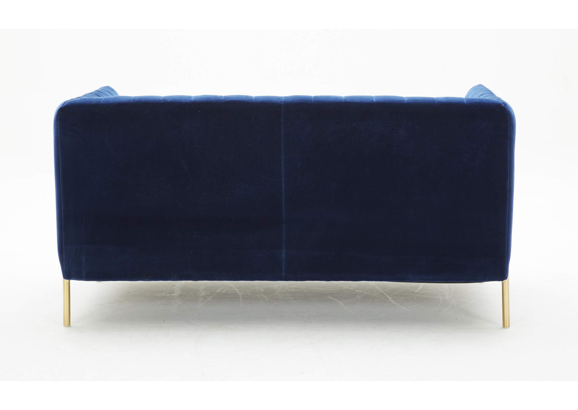 Deco Loveseat Seat In Blue Fabric,J&M Furniture