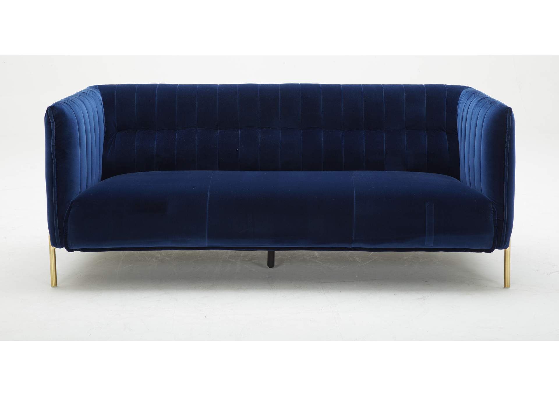 Deco Sofa In Blue Fabric,J&M Furniture