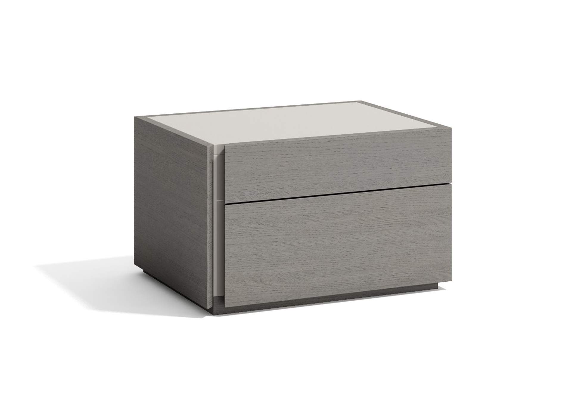 Faro Left Facing  Nightstand In Grey,J&M Furniture