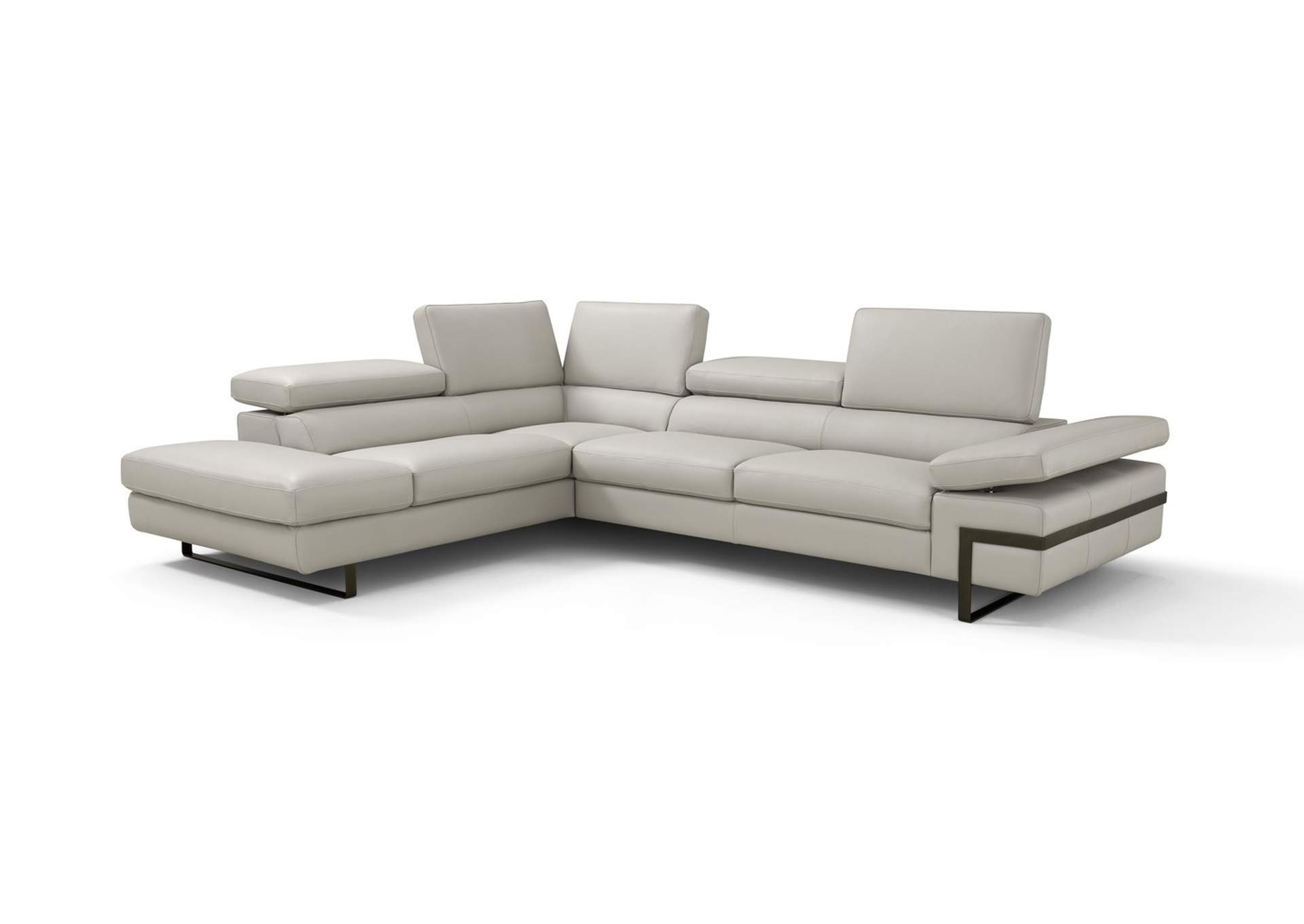 I867 Left Hand Facing Chaise In Light Grey,J&M Furniture