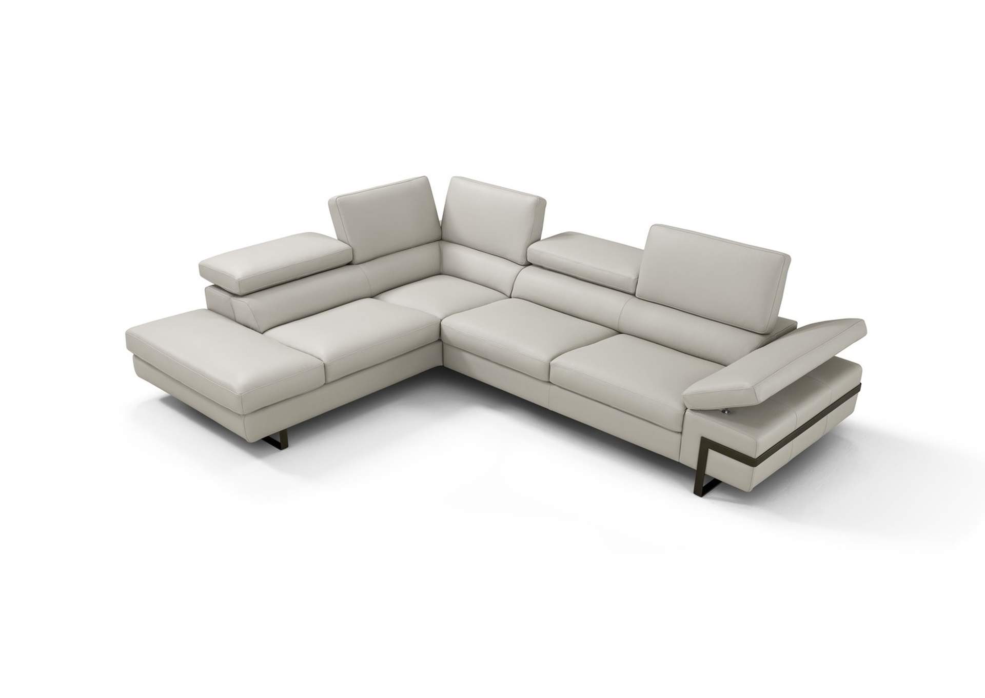I867 Left Hand Facing Chaise In Light Grey,J&M Furniture