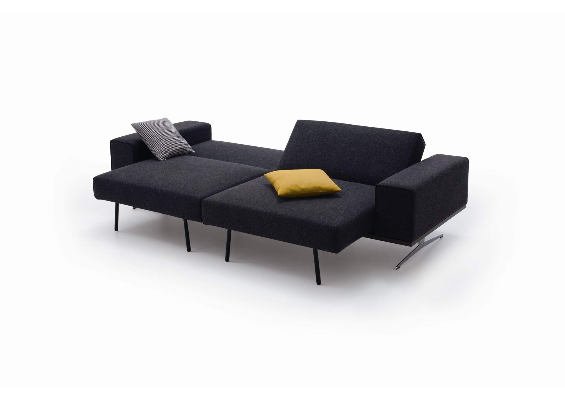 Premium Sofa Bed K56 in Grey Fabric,J&M Furniture