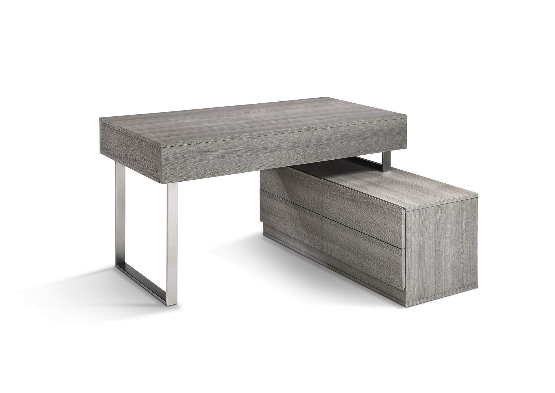 Lp Kd12 Office Desk In Grey,J&M Furniture