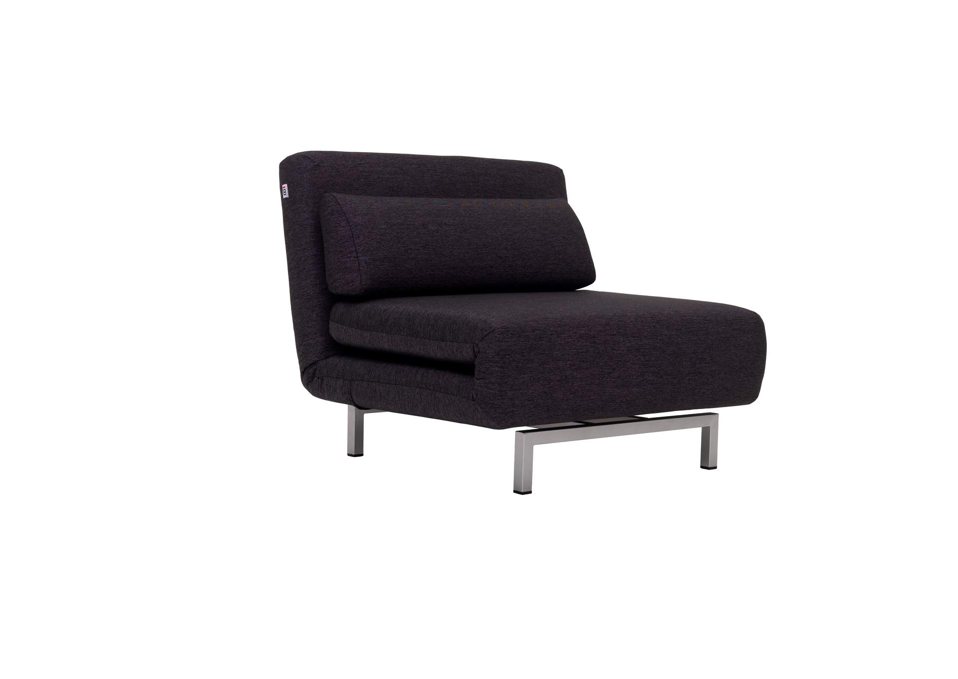 Premium Chair Bed LK06-1 in Black Fabric,J&M Furniture
