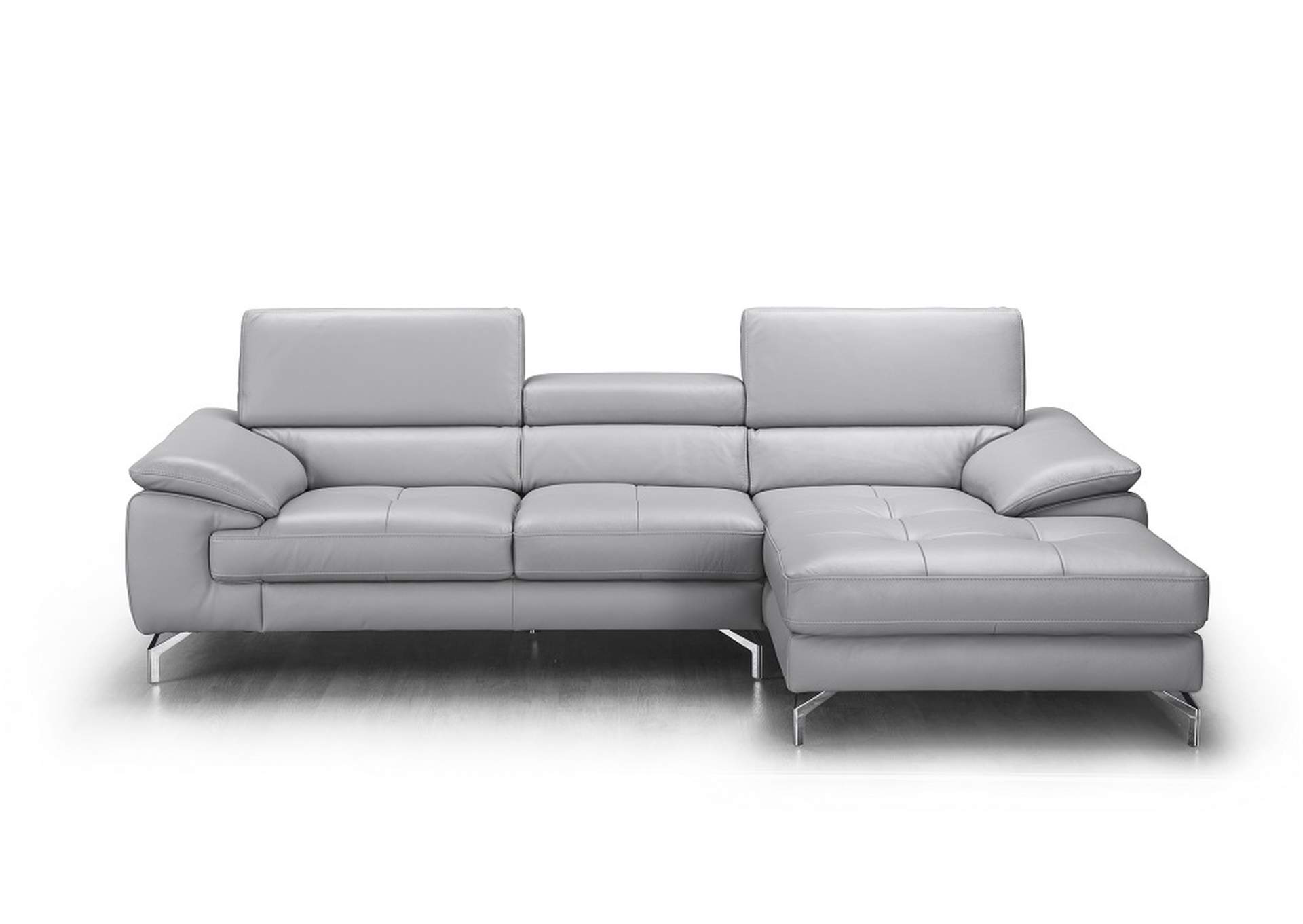 Liam Premium Leather Sectional In Left Hand Facing Chaise,J&M Furniture