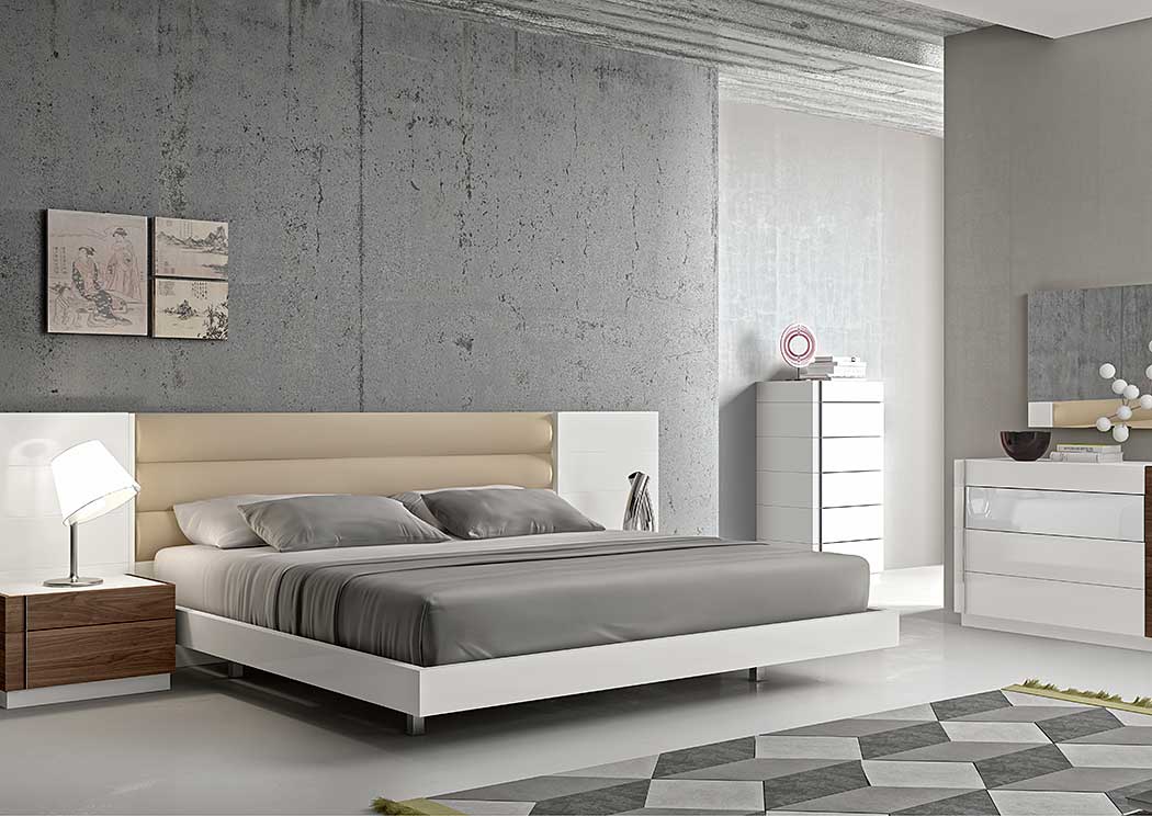 Lisbon Queen Bed, Dresser & Mirror,J&M Furniture