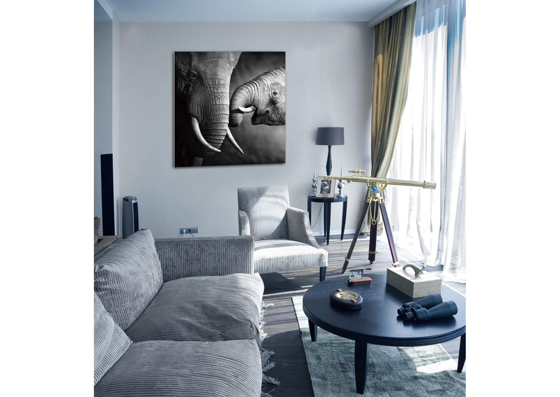 Wall Art Mama Elephant,J&M Furniture