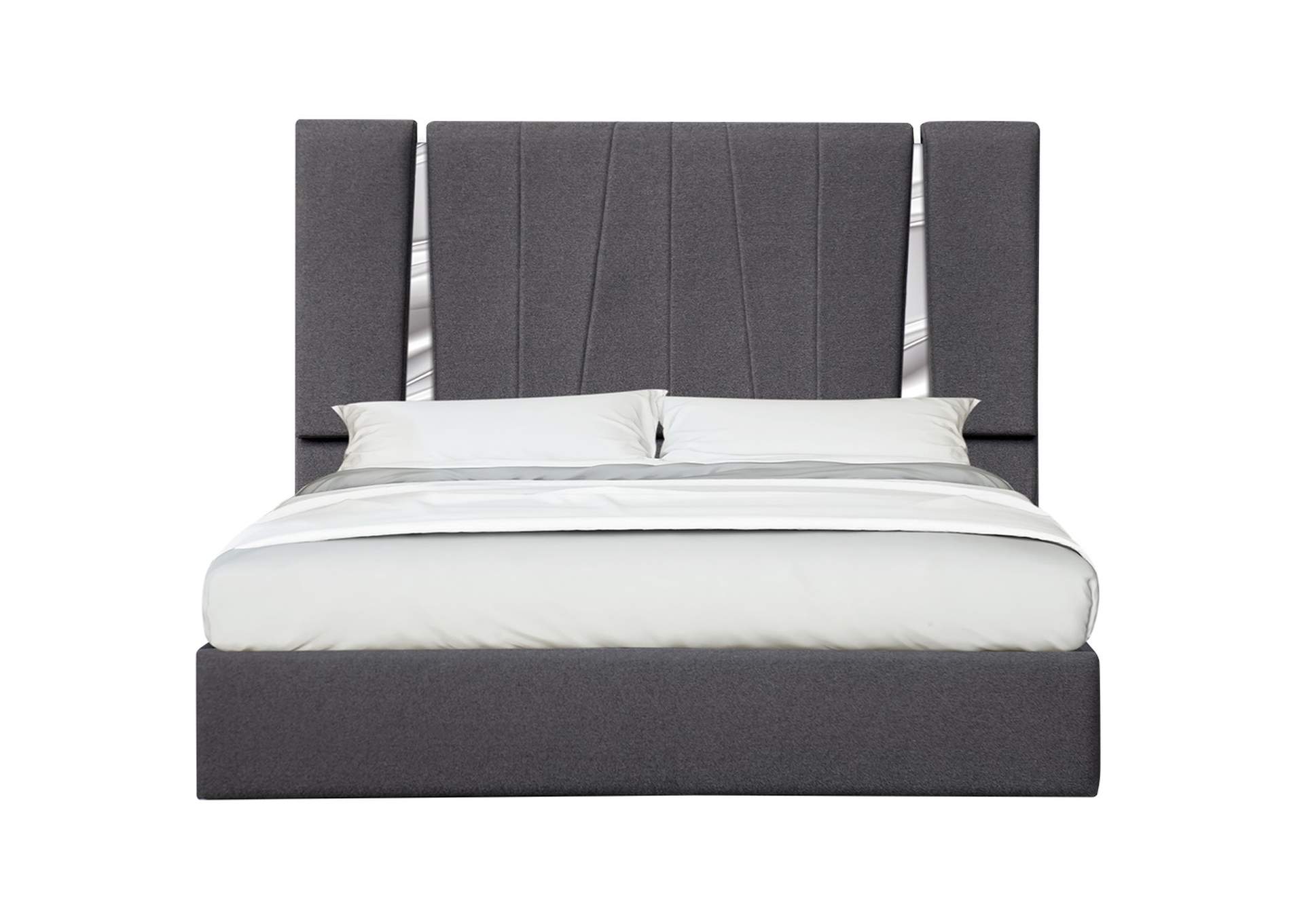 Matisse King Bed In Charcoal,J&M Furniture