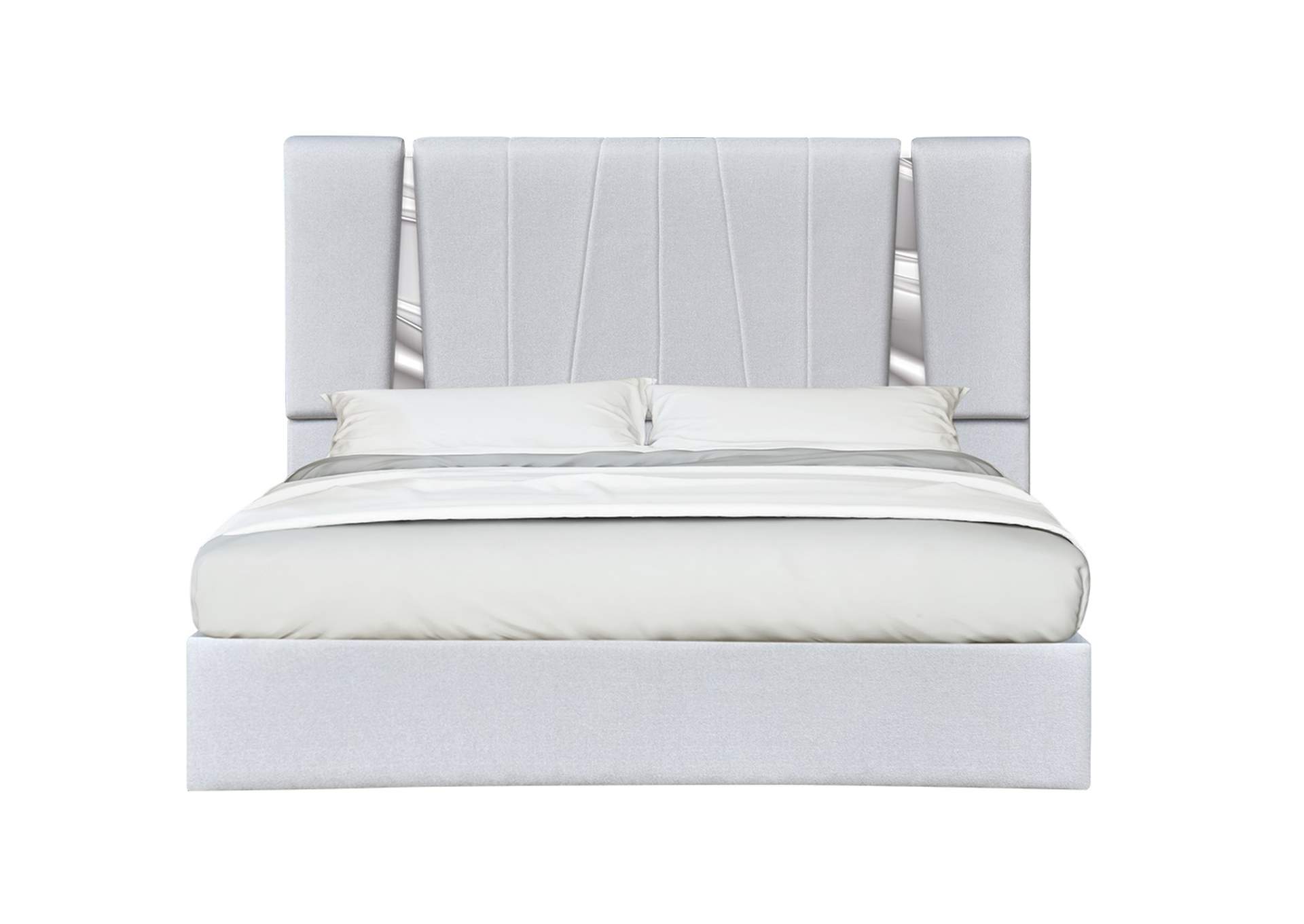 Matisse King Bed In Silver Grey,J&M Furniture