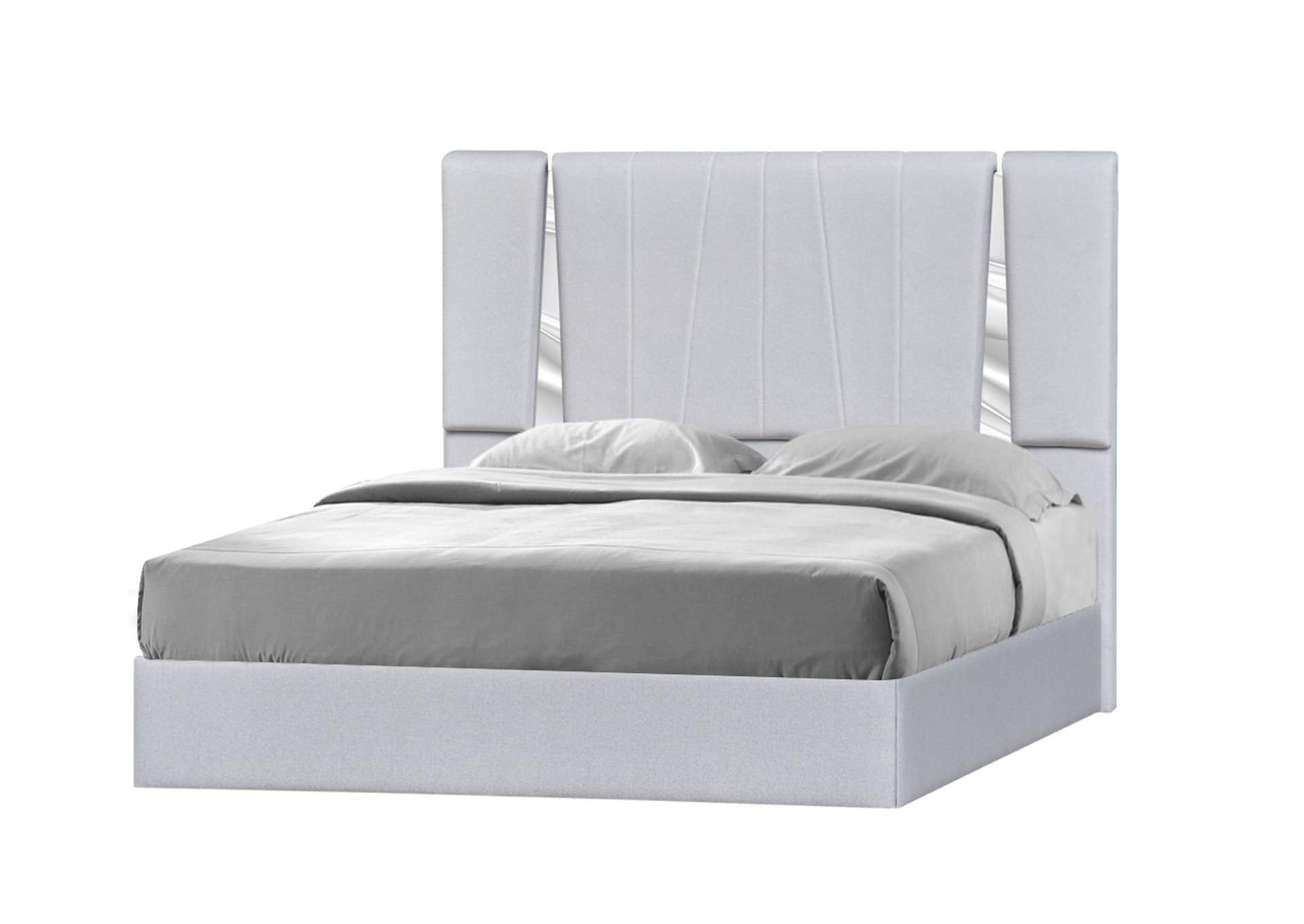 Matisse King Bed In Silver Grey,J&M Furniture