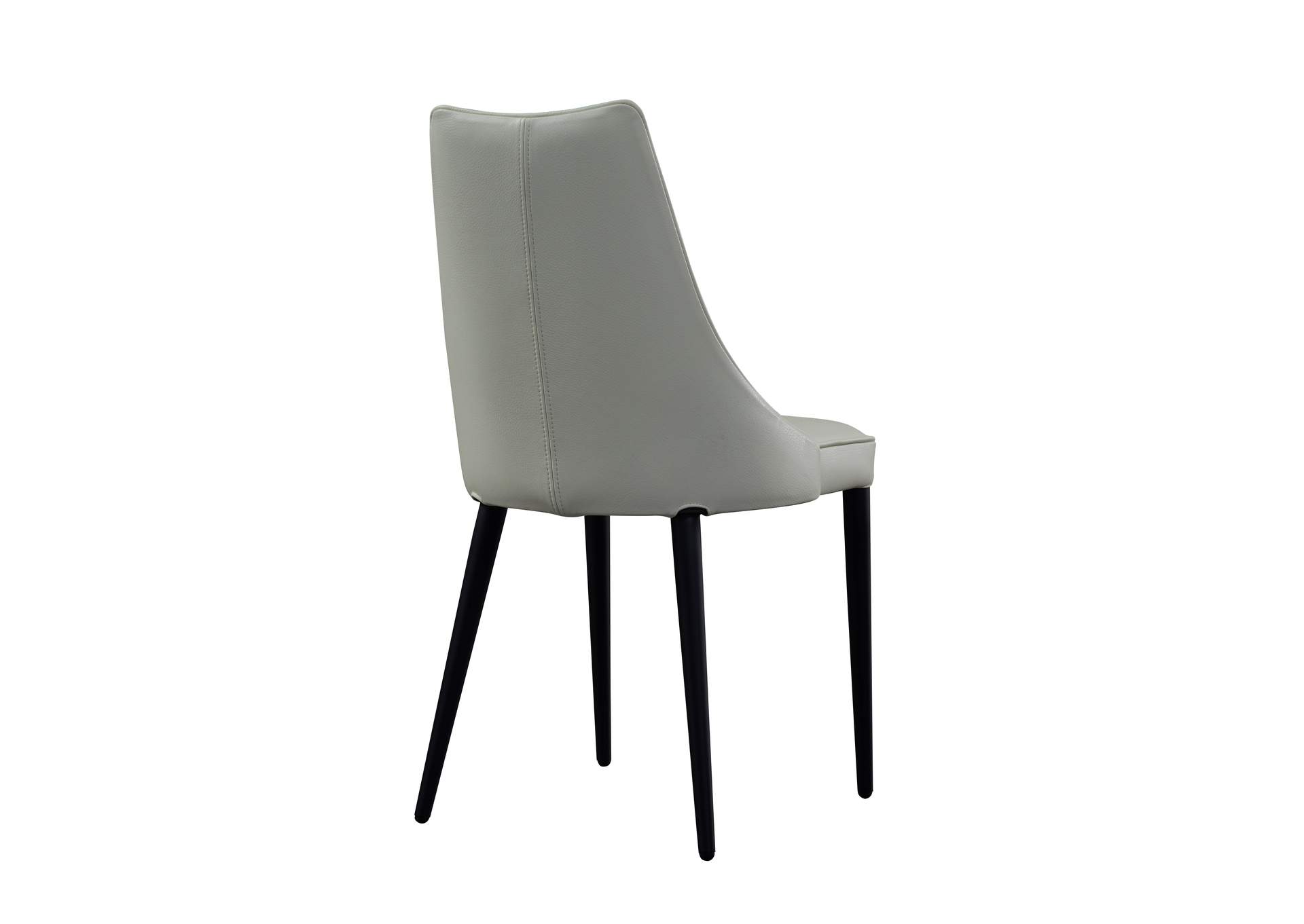 Milano Leather Dining Chair In White,J&M Furniture