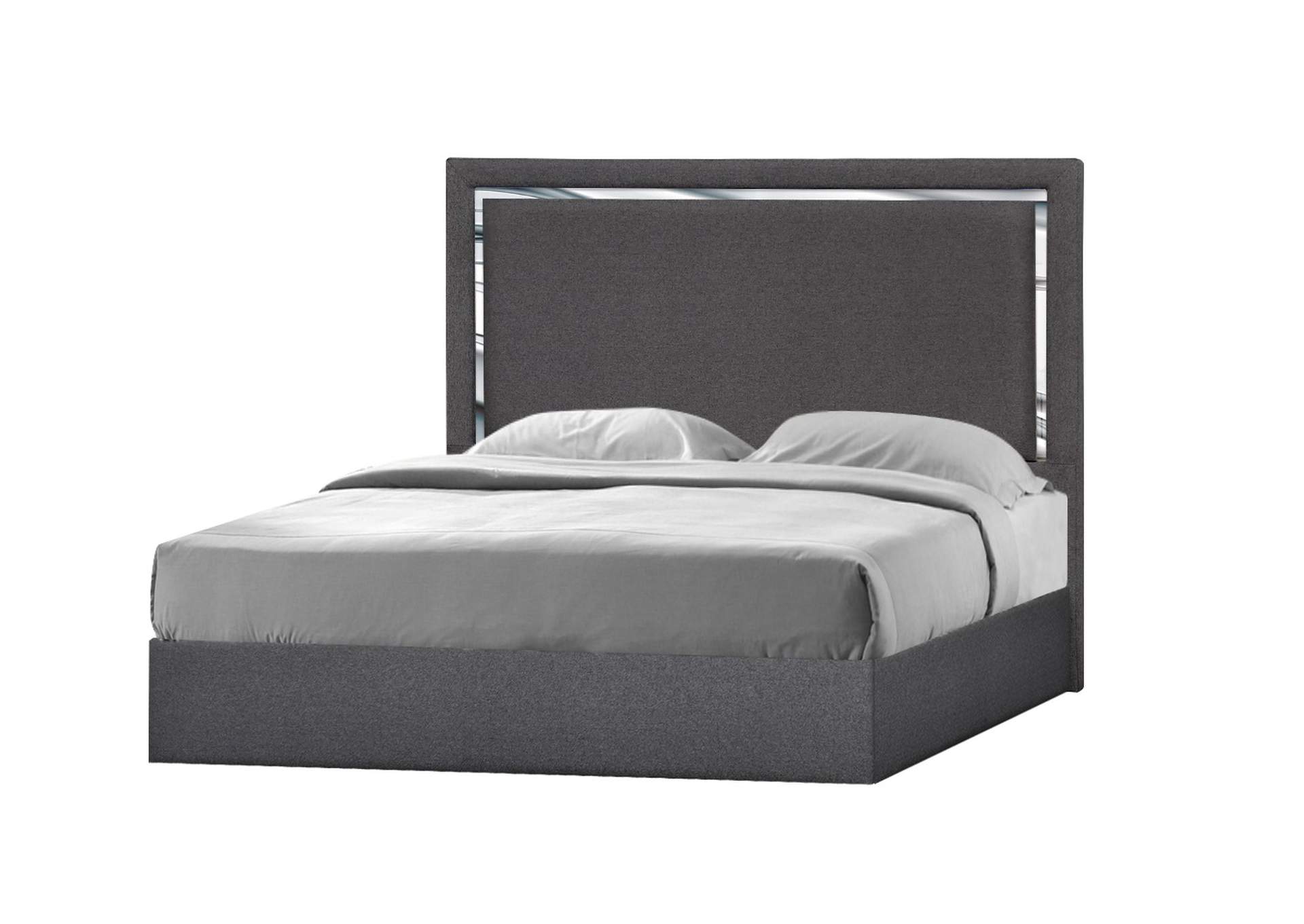 Monet Queen Bed In Charcoal,J&M Furniture