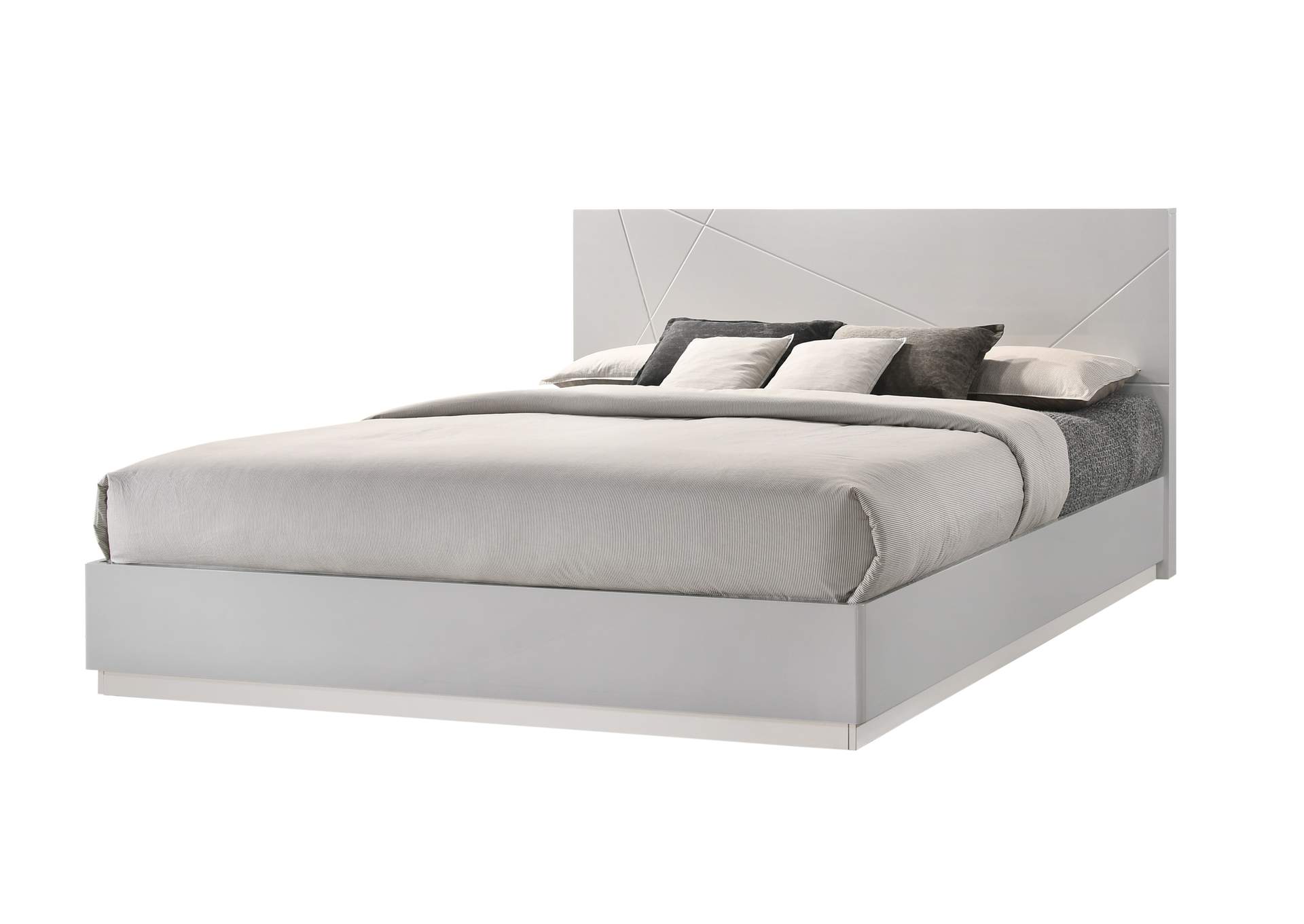 Naples Grey Twin Bed,J&M Furniture
