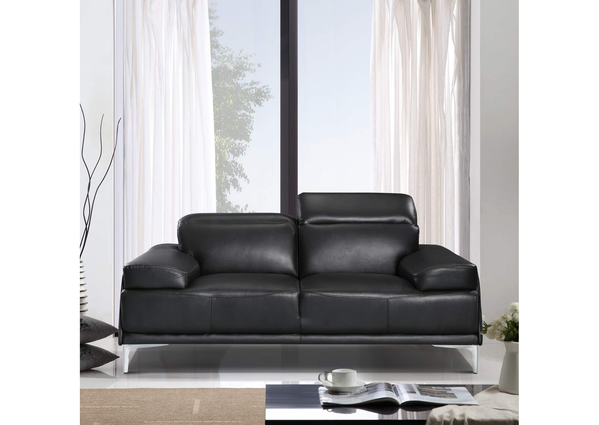 Nicolo Sofa In Black,J&M Furniture