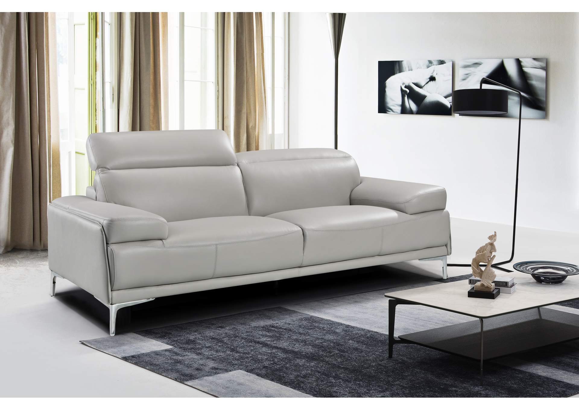 Nicolo Sofa In Light Grey,J&M Furniture