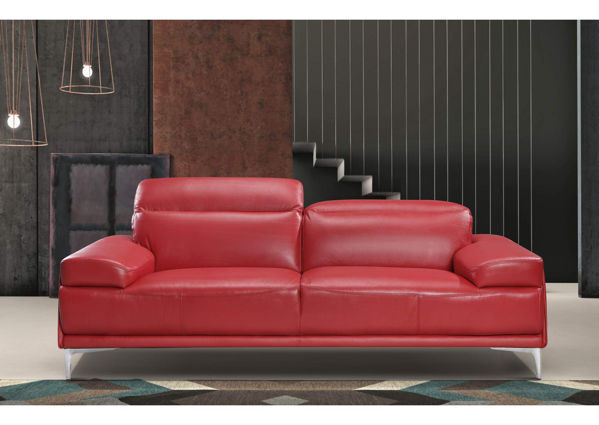 Nicolo Sofa In Red,J&M Furniture