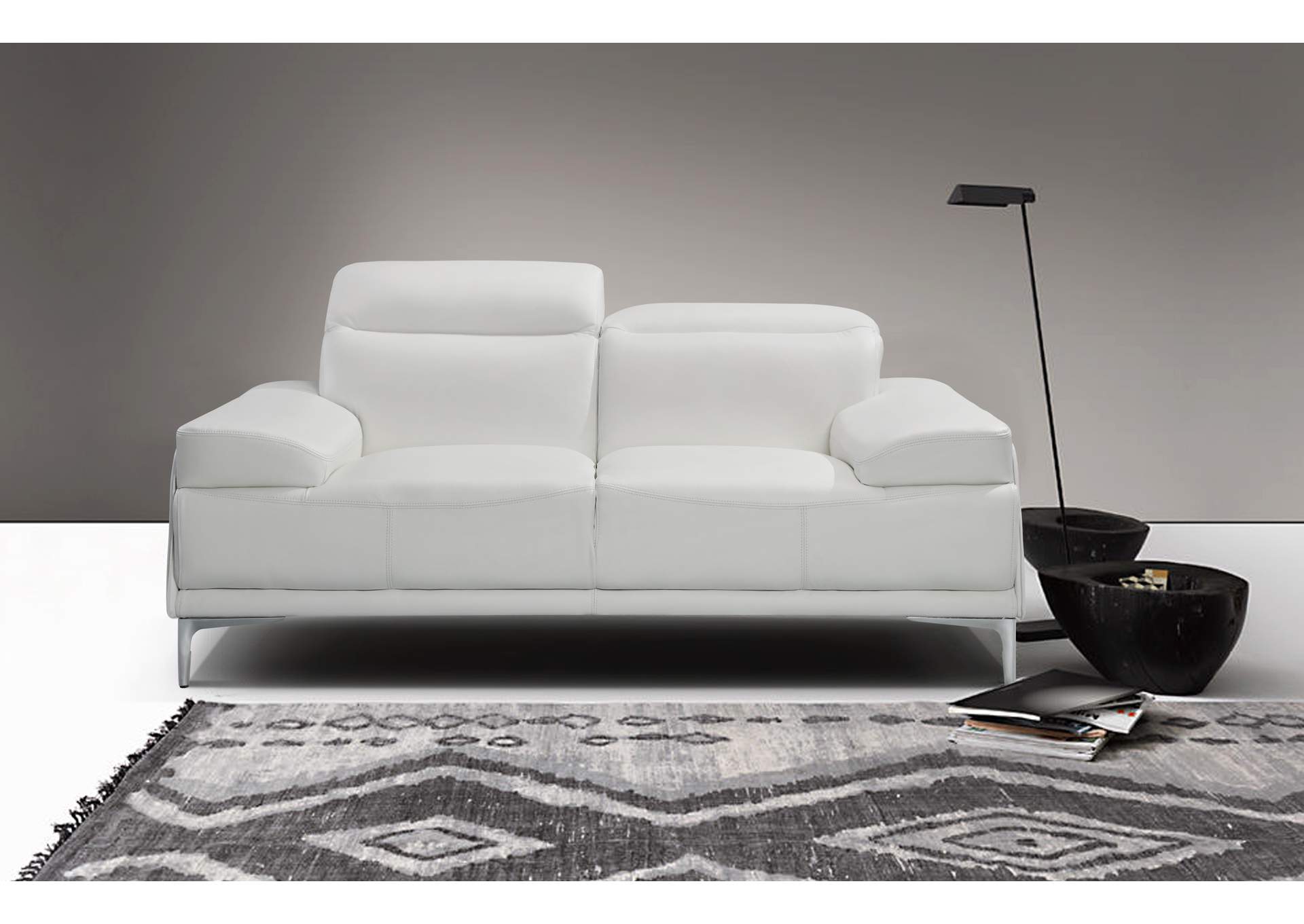 Nicolo Loveseat Seat In White,J&M Furniture