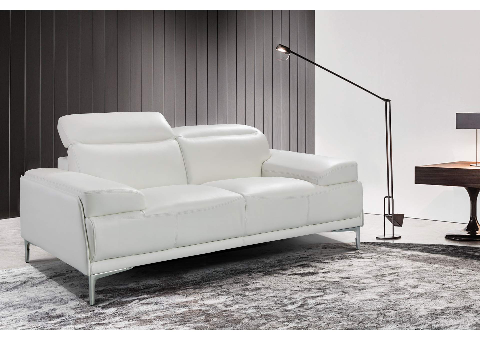 Nicolo Loveseat Seat In White,J&M Furniture