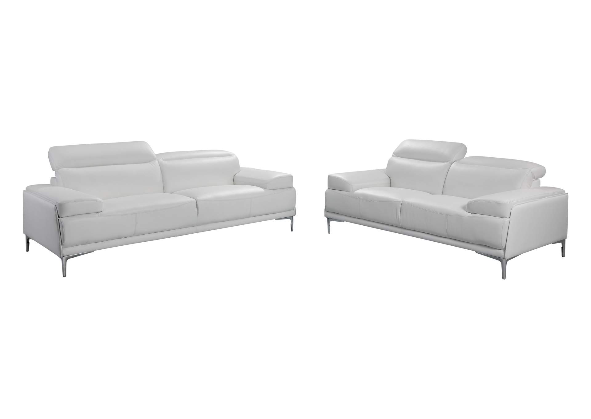 Nicolo Loveseat Seat In White,J&M Furniture