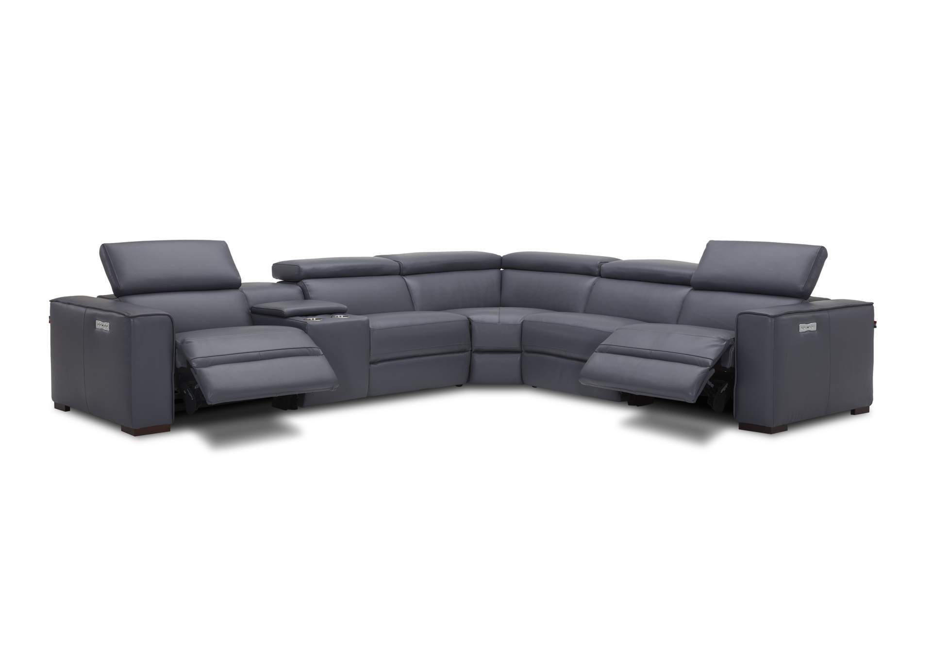 Picasso Motion Sectional In Blue Grey,J&M Furniture